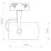 Spot sina Pro Led black 12W 3000K 8323 Nowodvorski