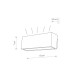 Aplica exterior led Unit 9122 Nowodvorski