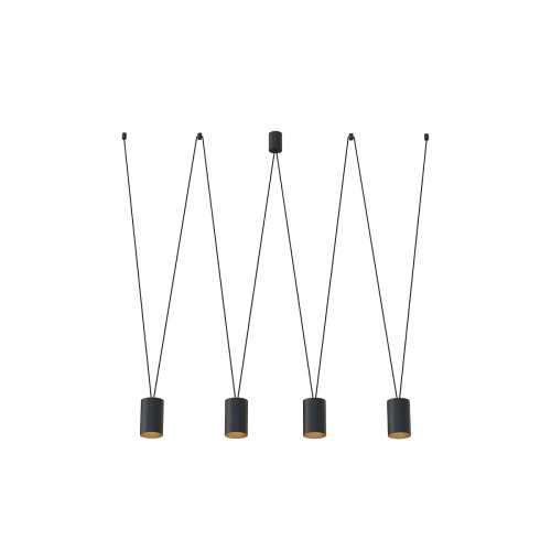 Lustra More Tone Black/Gold 7814 Nowodvorski
