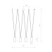 Lustra More Tone White/Gold 7816 Nowodvorski