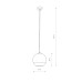 Pendul Globe PLUS S 7605 Nowodvorski