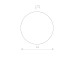Aplica Ring Led Black S 7634 Nowodvorski