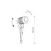 Tarus Spike Led 9100 iluminat exterior Nowodvorski