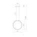 Pendul Circolo Led S 10860 Nowodvorski