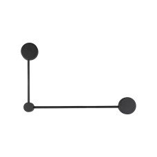 Aplica Orbit Black II 7804  Nowodvorski