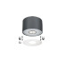 Spot Point Graphite Silver/ Graphite White S 6006 Nowodvorski