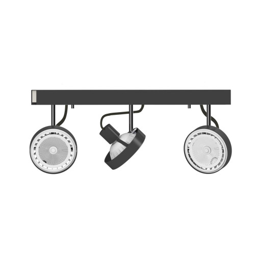 Plafoniera spot cross graphite 9596 Nowodvorski