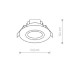 Spot Helios LED White 8991 Nowodvorski
